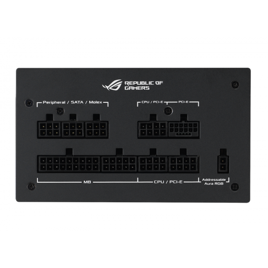 Захранващ блок ASUS ROG Strix 850W 80+ Gold Aura Edition, ATX 3.0, PCIe 5.0 Ready