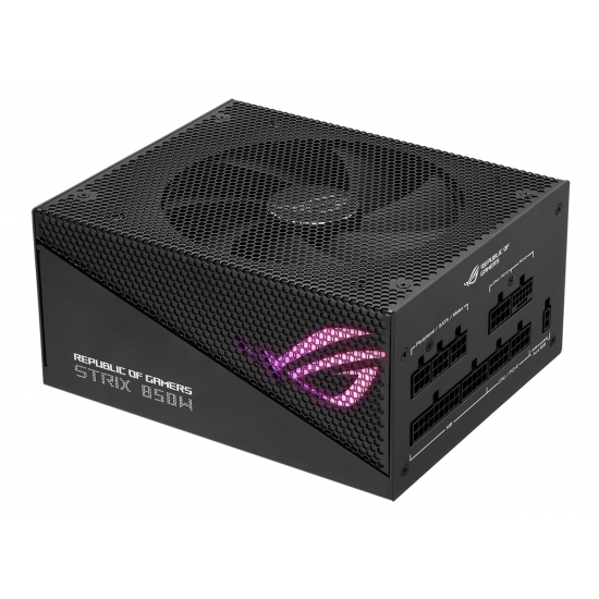 Захранващ блок ASUS ROG Strix 850W 80+ Gold Aura Edition, ATX 3.0, PCIe 5.0 Ready
