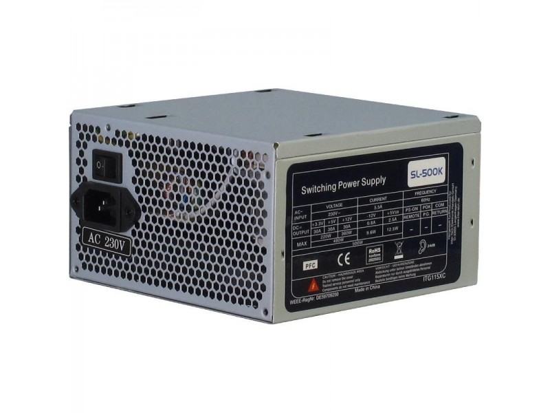Захранващ блок Inter-Tech SL-500K, 500W, ATX
