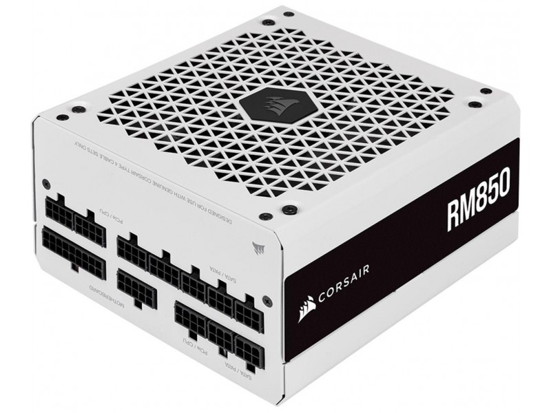 Захранващ блок Corsair RM850 White, 80+ GOLD 850W, Fully Modular