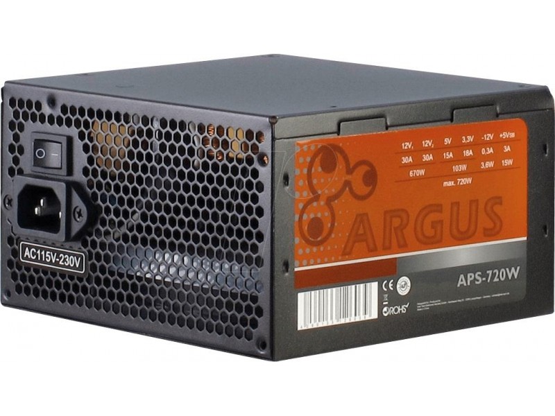 Захранващ блок Inter Tech Argus APS-720W, 720W, ATX, 80+