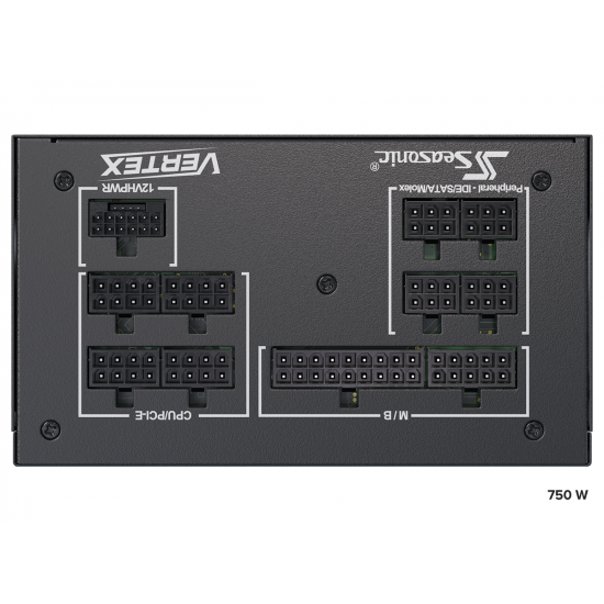 Захранващ блок Seasonic VERTEX PX-750W, 750W, 80+ Platinum, ATX 3.0, Fully Modular