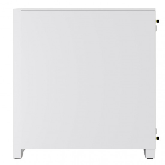 Кутия Corsair iCUE 4000D RGB Airflow Mid Tower, Tempered Glass, Бяла
