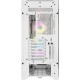 Кутия Corsair iCUE 5000D RGB Airflow Mid Tower, Tempered Glass, Бяла