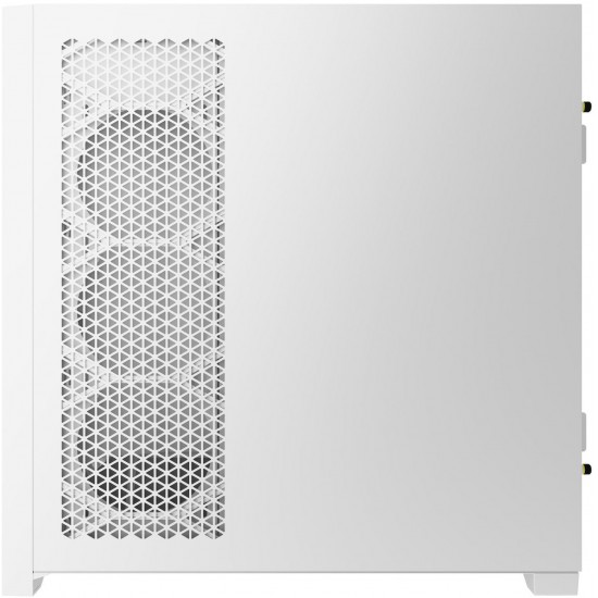 Кутия Corsair iCUE 5000D RGB Airflow Mid Tower, Tempered Glass, Бяла