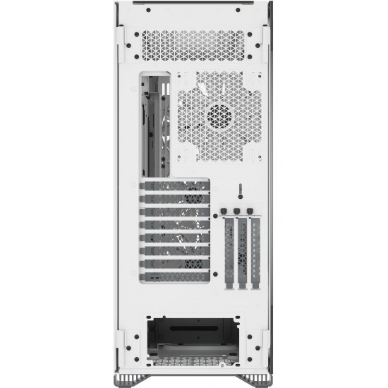Кутия Corsair iCUE 7000X RGB Full Tower, Tempered Glass, Бяла