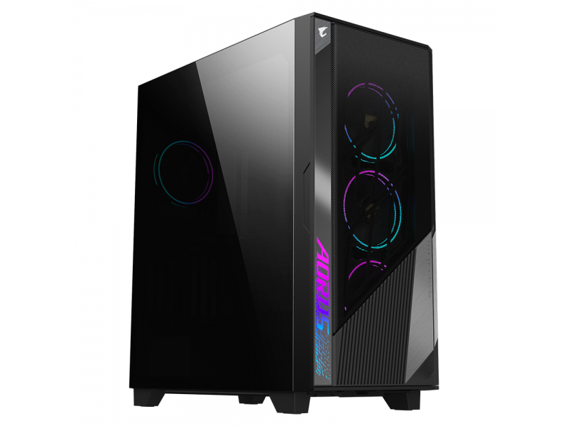 Кутия Gigabyte AORUS AC500 ST, Tempered Glass, RGB Fusion 2.0, Mid Tower