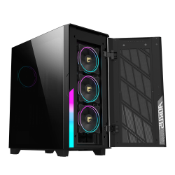 Кутия Gigabyte AORUS AC500 ST, Tempered Glass, RGB Fusion 2.0, Mid Tower Кутия Gigabyte AORUS AC500 ST, Tempered Glass, RGB Fusion 2.0, Mid Tower