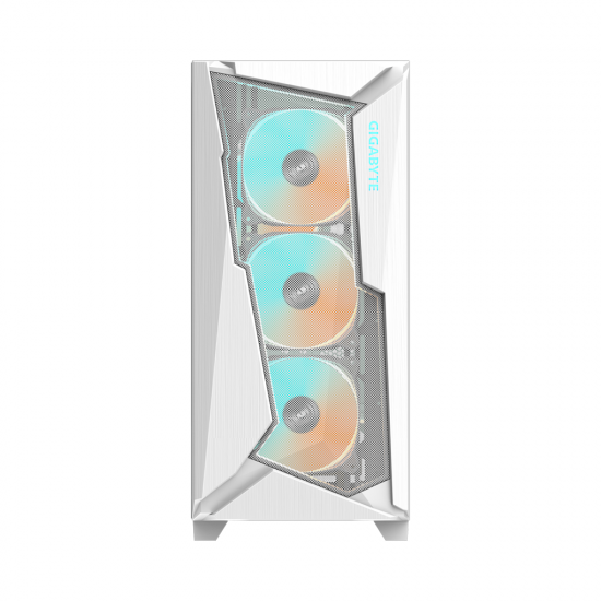 Кутия Gigabyte C301 WHITE V2, Tempered Glass, Mid-Tower, RGB Fusion 