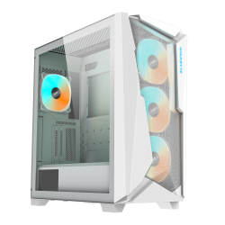 Кутия Gigabyte C301 WHITE V2, Tempered Glass, Mid-Tower, RGB Fusion 