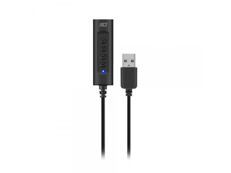 Звукова карта Ewent AC9360, 2.0, USB-A, 3.5 mm, Черна