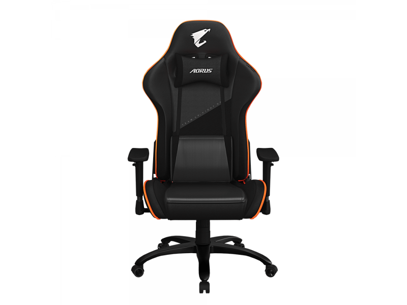 Геймърски стол Gigabyte Aorus AGC310, Черно и Оранжево