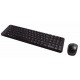 Kомплект безжични клавиатура с мишка Logitech MK220, Черна