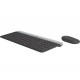 Kомплект безжични клавиатура с мишка Logitech MK470, Черна