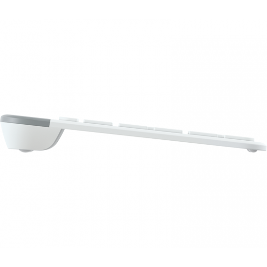 Kомплект безжични клавиатура с мишка Logitech MK470, Бяла
