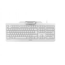 Жична клавиатура CHERRY SECURE BOARD 1.0, Четец за карти, Сива