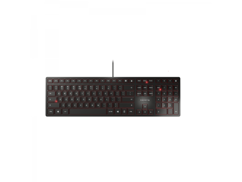 Жична клавиатура CHERRY KC 6000 Slim, SX технология, черна