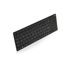 Безжична клавиатура RAPOO E2710, Мултимедийна, 2.4Ghz, Тъч-пад, Кирилизирана, Черена