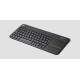 Клавиатура Logitech Wireless Touch K400 Plus, Черна