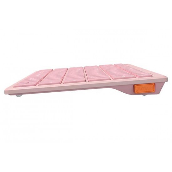 Безжична клавиатура A4TECH FBX51C FSTyler Baby pink, Bluetooth, 2.4 GHz, USB-C, Кирилизирана, Розов