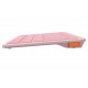 Безжична клавиатура A4TECH FBX51C FSTyler Baby pink, Bluetooth, 2.4 GHz, USB-C, Кирилизирана, Розов