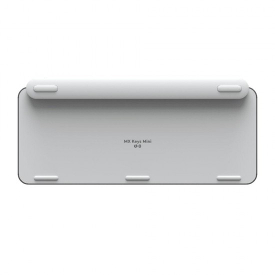 Безжична клавиатура Logitech MX Keys Mini, Bluetooth, USB-C, Pale Grey
