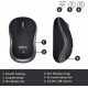 Kомплект клавиатура с мишка Logitech MK330, Безжичен, 2.4 GHz, Черен