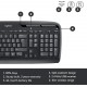 Kомплект клавиатура с мишка Logitech MK330, Безжичен, 2.4 GHz, Черен