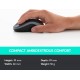 Kомплект клавиатура с мишка Logitech MK330, Безжичен, 2.4 GHz, Черен