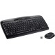 Kомплект клавиатура с мишка Logitech MK330, Безжичен, 2.4 GHz, Черен