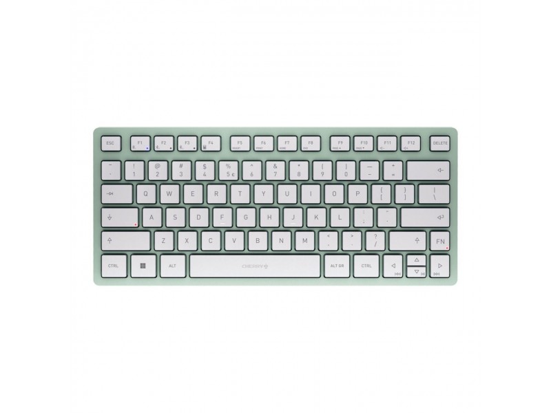 Безжична клавиатура CHERRY KW 7100 MINI BT, Bluetooth, Бледозелена