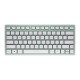 Безжична клавиатура CHERRY KW 7100 MINI BT, Bluetooth, Бледозелена