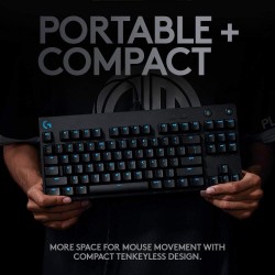 Геймърска механична клавиатура Logitech G Pro Clicky RGB Геймърска механична клавиатура Logitech G Pro Clicky RGB