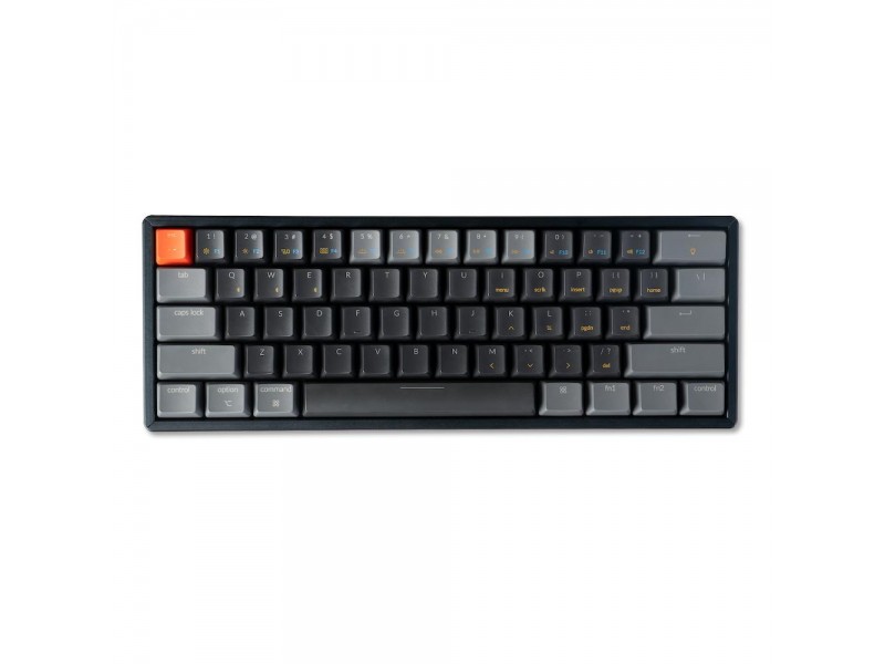 Геймърска Механична клавиатура Keychron K12 Hot-Swappable 60% Gateron Brown Switch RGB LED ABS