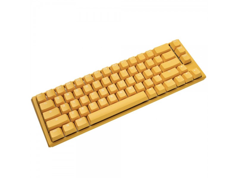 Геймърскa механична клавиатура Ducky One 3 Yellow SF 65, Cherry MX Clear суичове