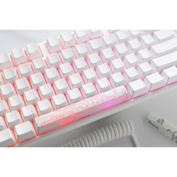 Геймърскa механична клавиатура Ducky One 3 Pure White Full Size Hotswap Cherry MX Silver, RGB, PBT Keycaps