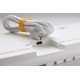 Геймърскa механична клавиатура Ducky One 3 Pure White Full Size Hotswap Cherry MX Clear, RGB, PBT Keycaps
