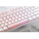 Геймърскa механична клавиатура Ducky One 3 Pure White TKL Hotswap Cherry MX Silver, RGB, PBT Keycaps