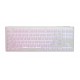 Геймърскa механична клавиатура Ducky One 3 Pure White TKL Hotswap Cherry MX Silver, RGB, PBT Keycaps