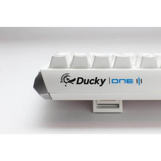 Геймърскa механична клавиатура Ducky One 3 Pure White TKL Hotswap Cherry MX Clear, RGB, PBT Keycaps