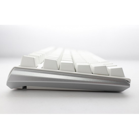 Геймърскa механична клавиатура Ducky One 3 Pure White TKL Hotswap Cherry MX Clear, RGB, PBT Keycaps