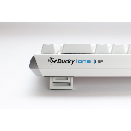 Геймърскa механична клавиатура Ducky One 3 Pure White SF 65%, Hotswap Cherry MX Clear, RGB, PBT Keycaps