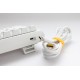 Геймърскa механична клавиатура Ducky One 3 Pure White SF 65%, Hotswap Cherry MX Clear, RGB, PBT Keycaps