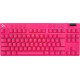 Геймърска механична клавиатура Logitech G Pro X TKL Lightspeed Tactile Switch, Magenta