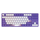 Геймърскa механична клавиатура Dark Project 87 Violet Horizons RGB TKL - G3MS Sapphire Switches, ABS