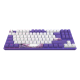 Геймърскa механична клавиатура Dark Project 87 Violet Horizons RGB TKL - G3MS Sapphire Switches, ABS