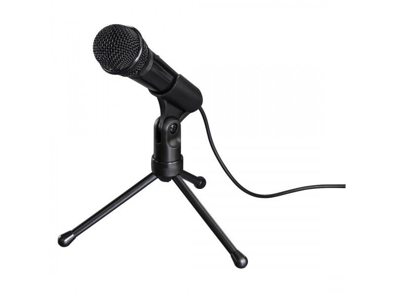 Настолен микрофон HAMA MIC-P35 Allround, за PC/лаптоп, 3.5 mm жак, Черен