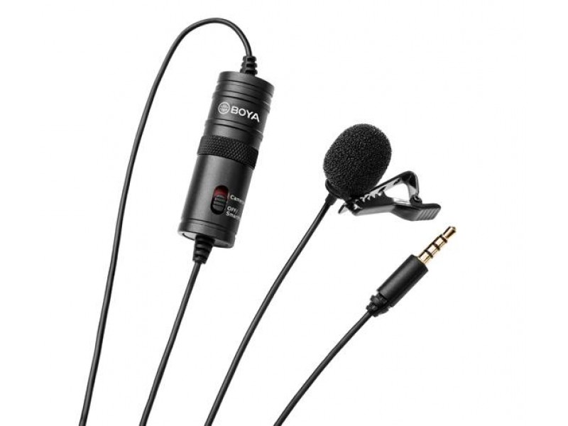 Микрофон брошка BOYA BY-M1, 3.5mm жак