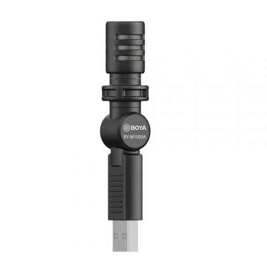 Микрофон BOYA BY-M100UA компактен, USB-A