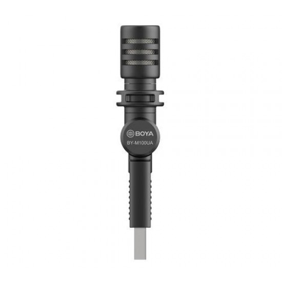 Микрофон BOYA BY-M100UA компактен, USB-A